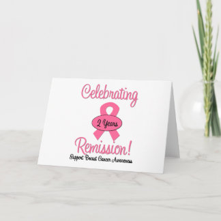 Breast Cancer 2 Year Remission Card