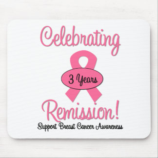Breast Cancer 3 Year Remission Mouse Pad