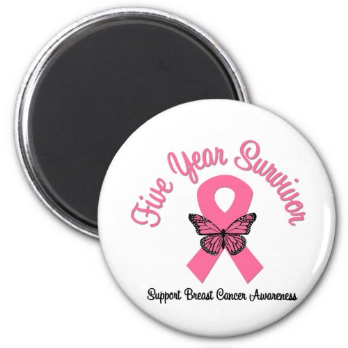 Breast Cancer 5 Year Survivor Magnet