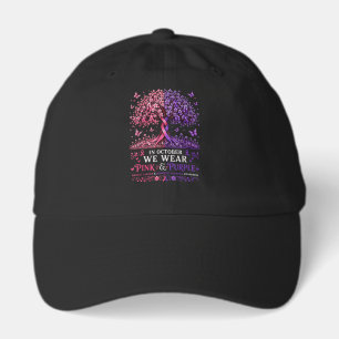 Breast Cancer and Domestic Violence Awareness Hat