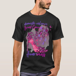 Breast cancer and domestic violence awareness ribb T-Shirt