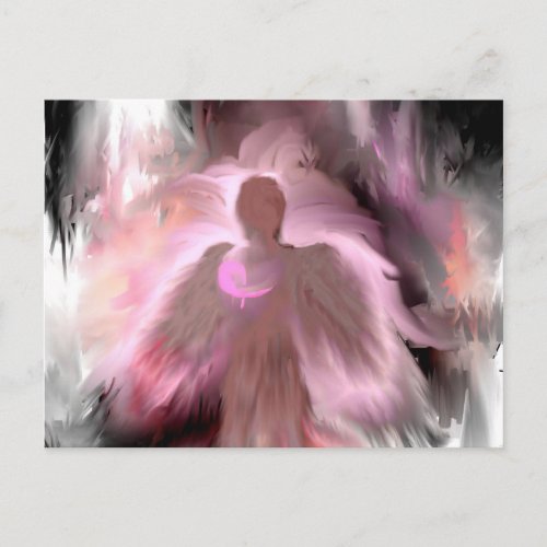 Breast Cancer Angel Postcard