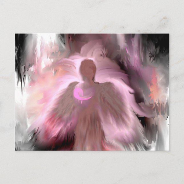 Breast Cancer Angel Postcard (Front)