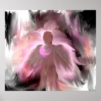 Breast Cancer Angel Poster