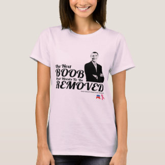BREAST CANCER ANTI-OBAMA CONSERVATIVE AWARENESS T-Shirt
