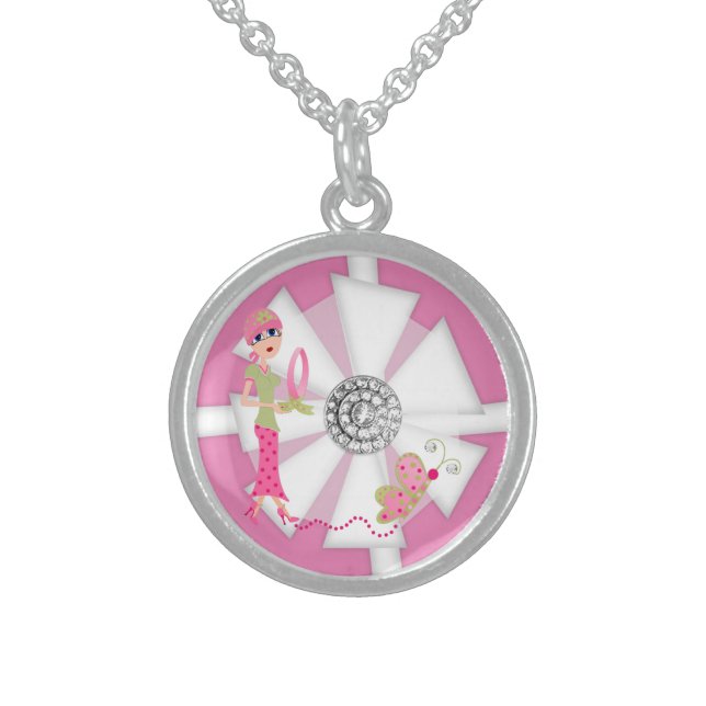 Breast Cancer Awareness #2 Necklace (Front)