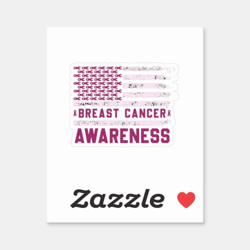 breast cancer awareness 2 sticker