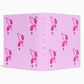 Breast Cancer Awareness 3 Ring Binder