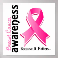 Breast Cancer Awareness 5 Poster | Zazzle