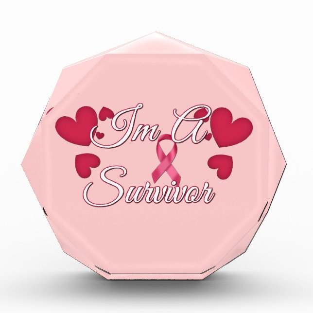 Breast Cancer Awareness Acrylic Award (Front)