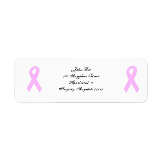 Breast Cancer Awareness Address Return Label