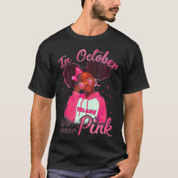 Breast Cancer Awareness African American Black T-Shirt