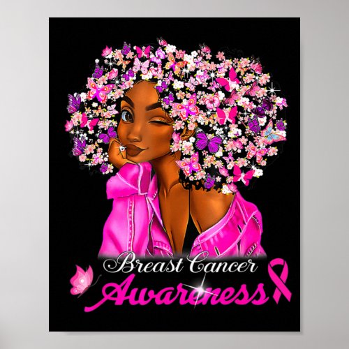 Breast Cancer Awareness African American Women Mel Poster