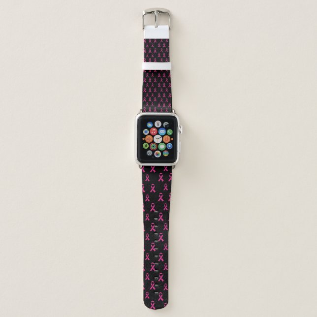 Breast Cancer Awareness Apple Watch Band (Front)