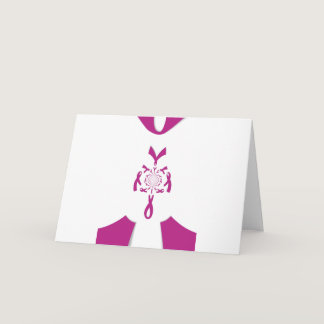 Breast Cancer Awareness Art Print Card