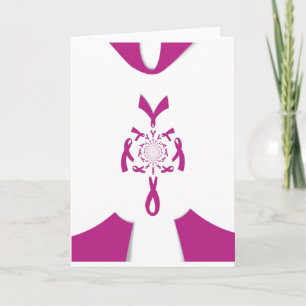 Breast Cancer Awareness Art Print Card