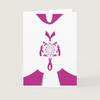 Breast Cancer Awareness Art Print Card