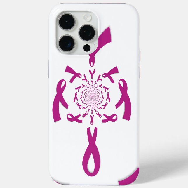 Breast Cancer Awareness Art Print Case-Mate iPhone Case (Back)
