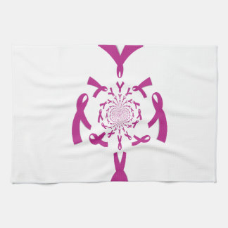 Breast Cancer Awareness Art Print Kitchen Towel