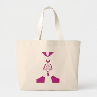 Breast Cancer Awareness Art Print Large Tote Bag