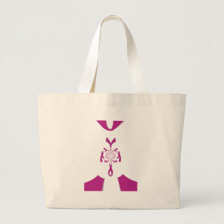 Breast Cancer Awareness Art Print Large Tote Bag