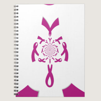 Breast Cancer Awareness Art Print Notebook