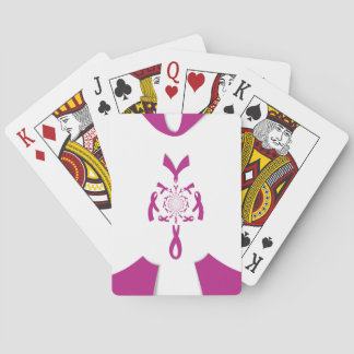 Breast Cancer Awareness Art Print Poker Cards