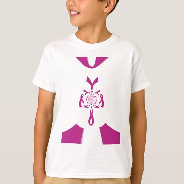 Breast Cancer Awareness Art Print T-Shirt (Front)