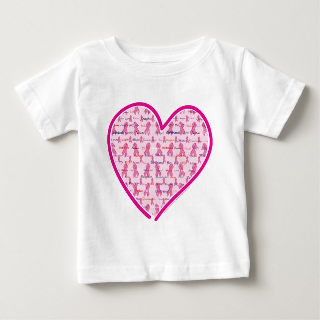 Breast Cancer Awareness Baby T-Shirt (Front)