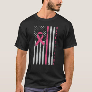 Breast Cancer Awareness Back The Pink USA Patriot T-Shirt