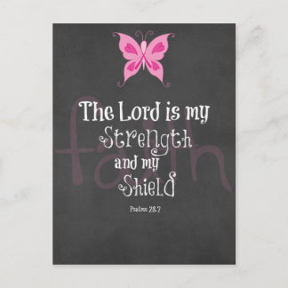 Breast Cancer Awareness Bible Verse Postcard