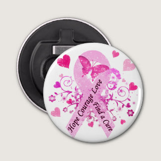 Breast Cancer Awareness Bottle Opener