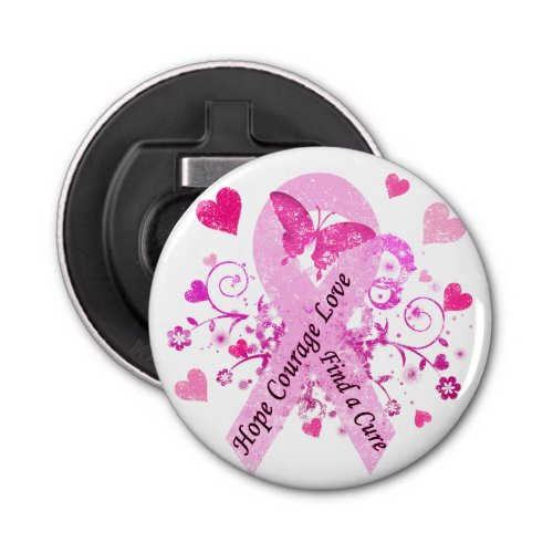 Breast Cancer Awareness Bottle Opener