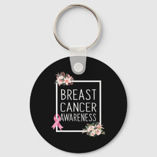 Breast Cancer Awareness Breast Cancer Fighting  Keychain