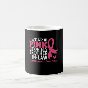 Breast Cancer Awareness Brother-in-Law Support Coffee Mug