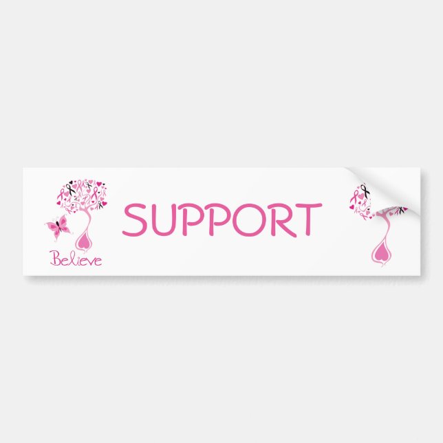 Breast Cancer Awareness Bumper Sticker (Front)