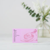 Breast Cancer Awareness Business Card (Standing Front)