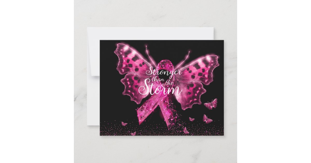 Breast Cancer Awareness Butterfly Ribbon Quotes Kids T-Shirt