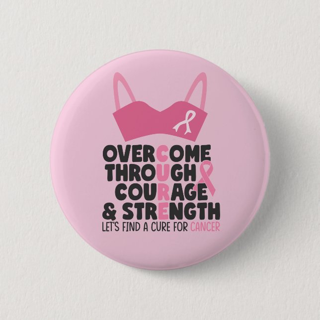 Breast Cancer Awareness  Button (Front)