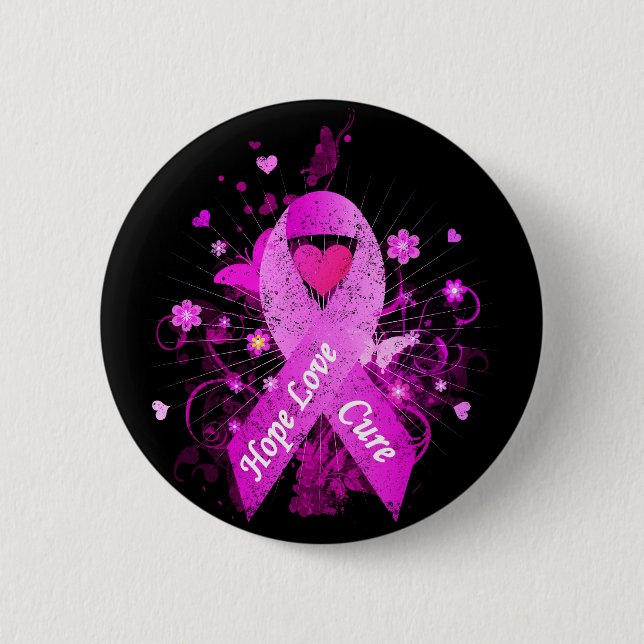 Breast Cancer Awareness Button (Front)