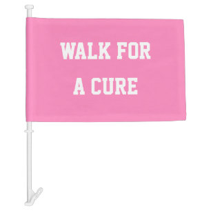 Breast Cancer Awareness Car Flag