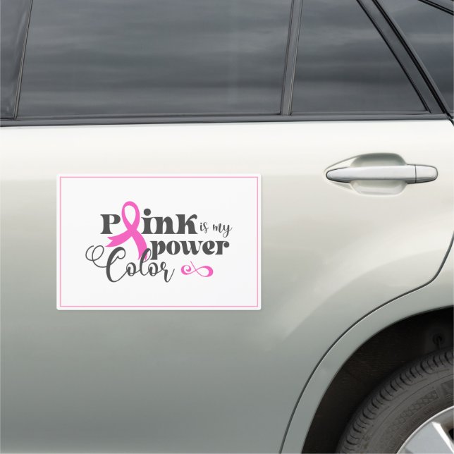 Breast Cancer Awareness Car Magnet (In Situ)