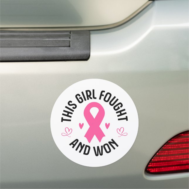 Breast Cancer Awareness Car Magnet (In Situ)