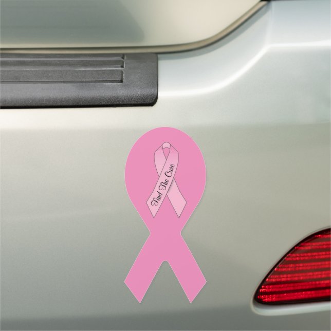 breast cancer awareness car magnet (In Situ)