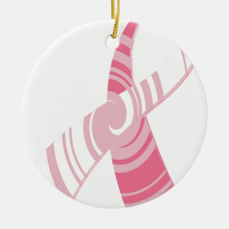 Breast Cancer Awareness Ceramic Ornament