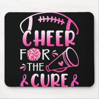 Breast Cancer Awareness Cheer For The Cure T-Shirt Mouse Pad