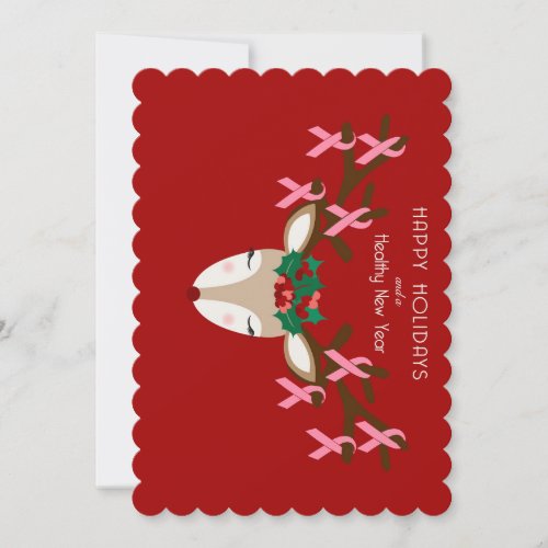 Breast Cancer Awareness Christmas Card