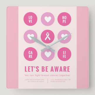 Breast Cancer Awareness Clock