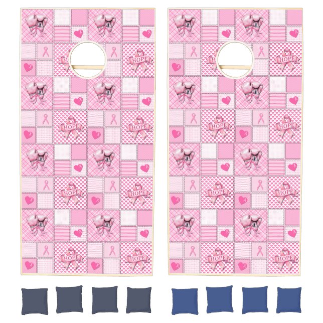 Breast Cancer Awareness Corn Hole Set  (Set)