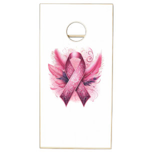 BREAST CANCER AWARENESS cornhole game